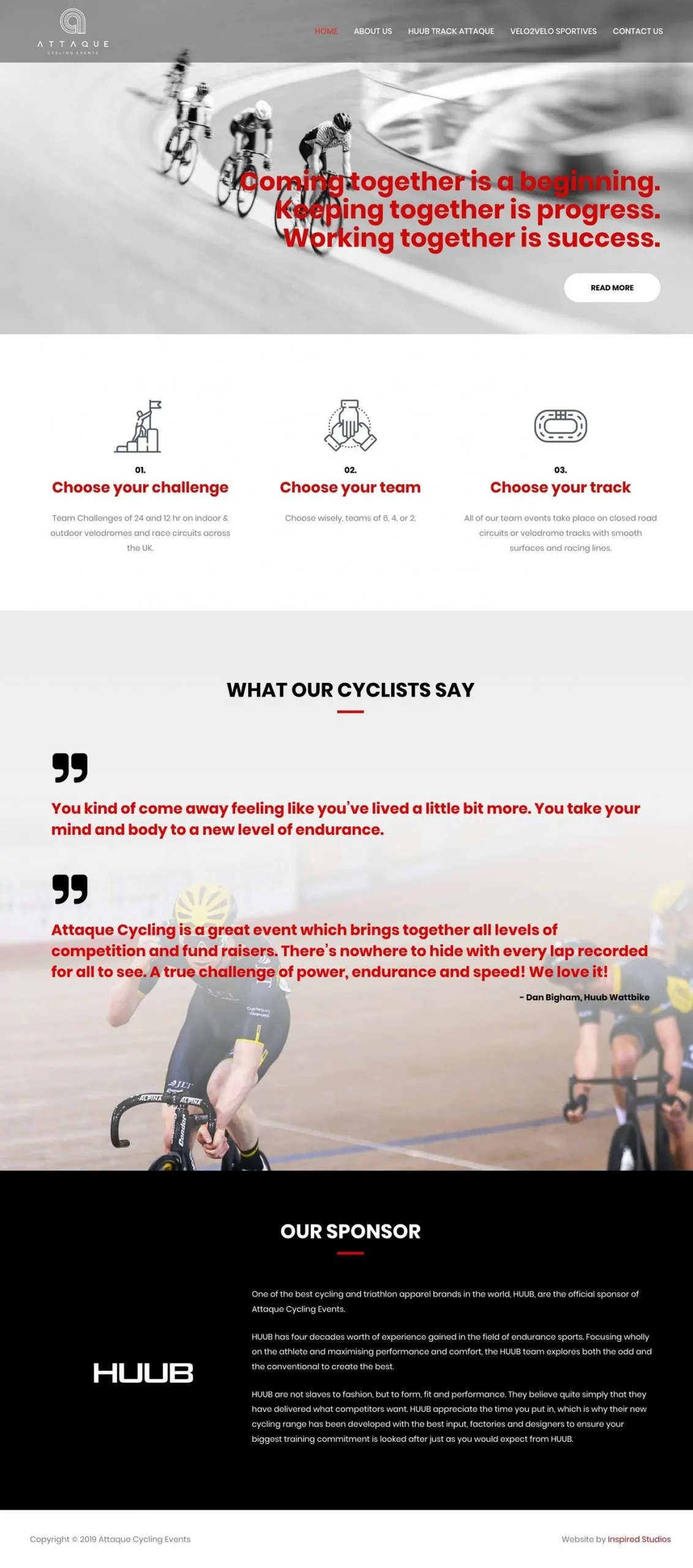 Attaque Cycling Events, Sports & Events website